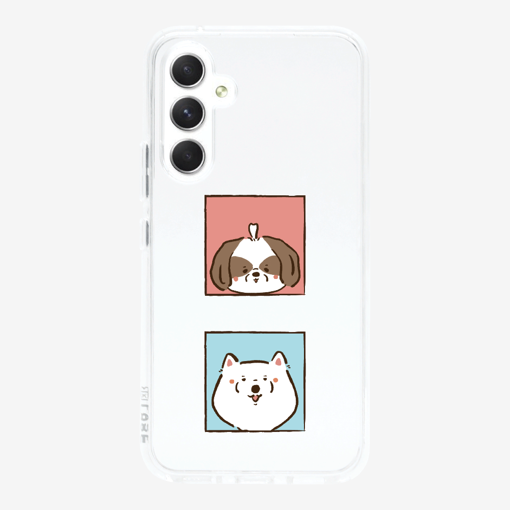 Apso and Samoyed Phone Case