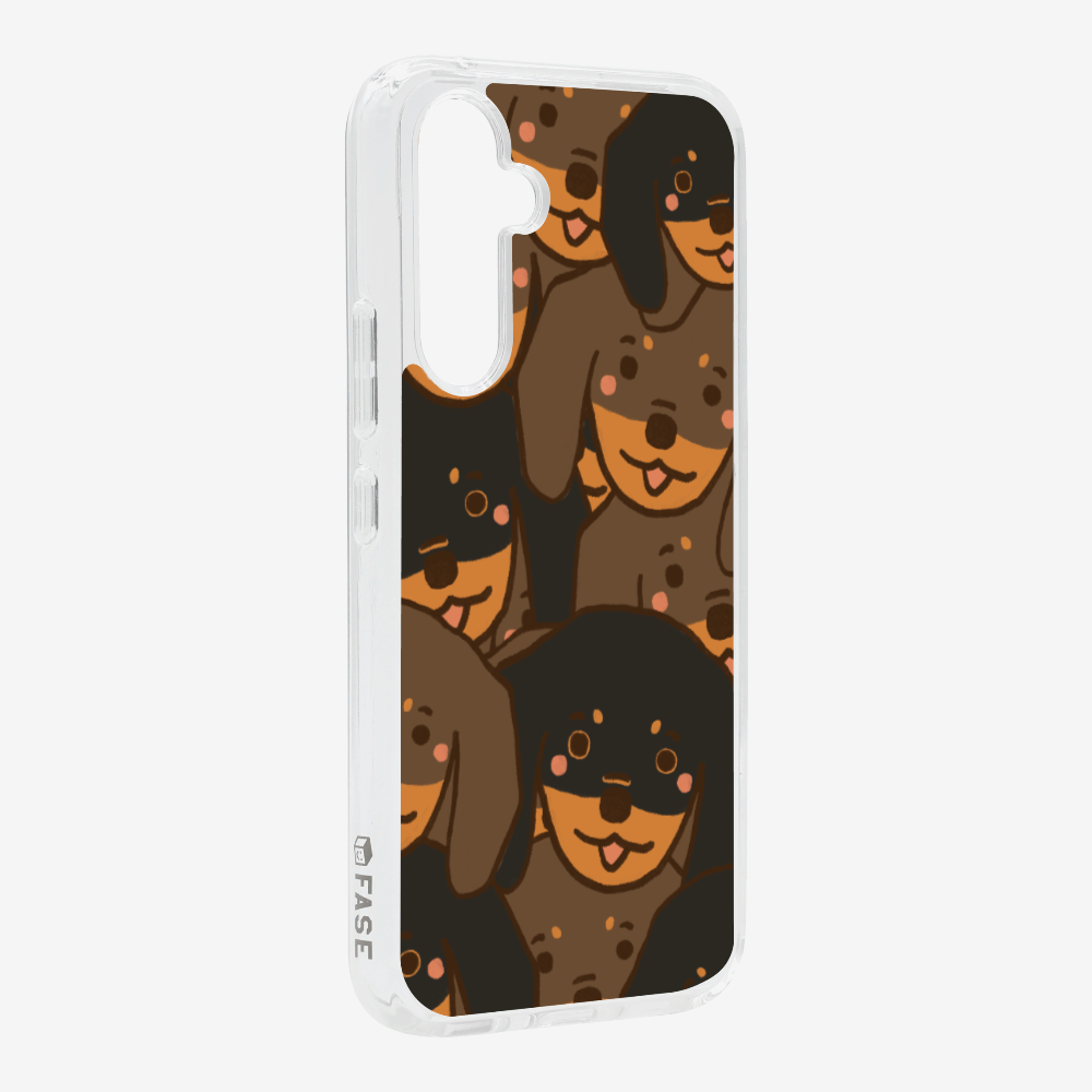 Crowded Dachshund Phone Case