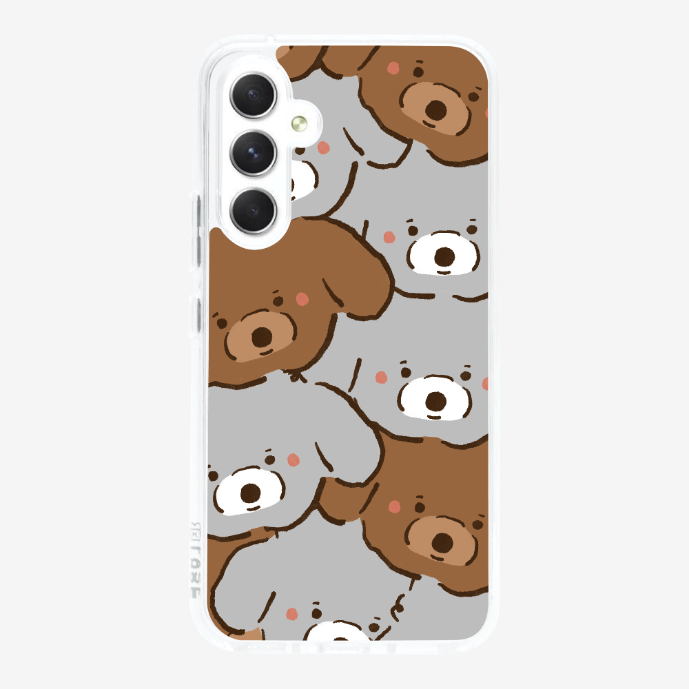 Crowded Poodle Phone Case