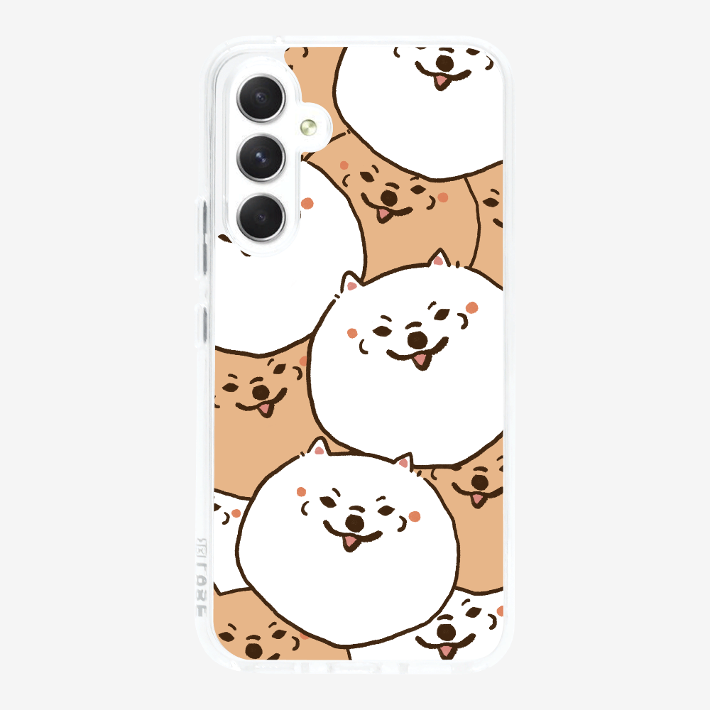 Crowded Pomeranian Phone Case