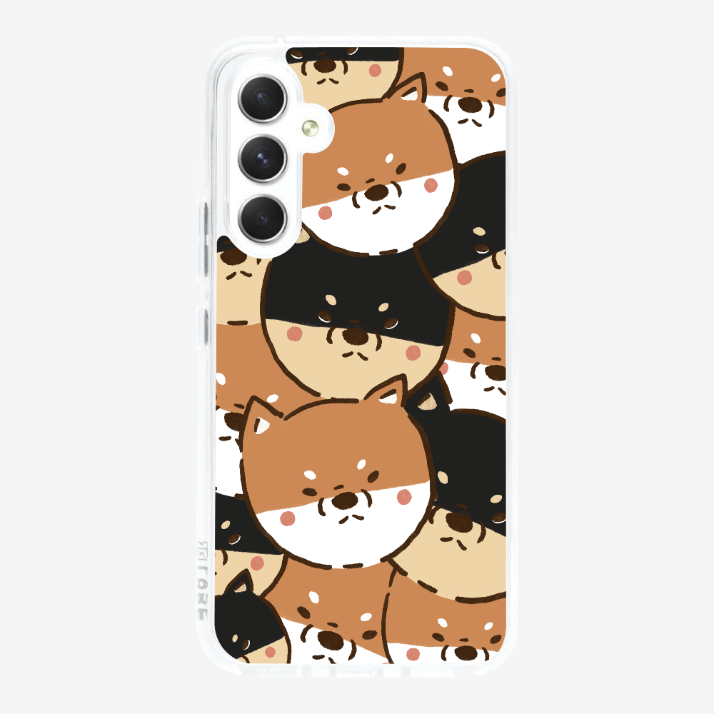 Crowded Shiba Inu Phone Case