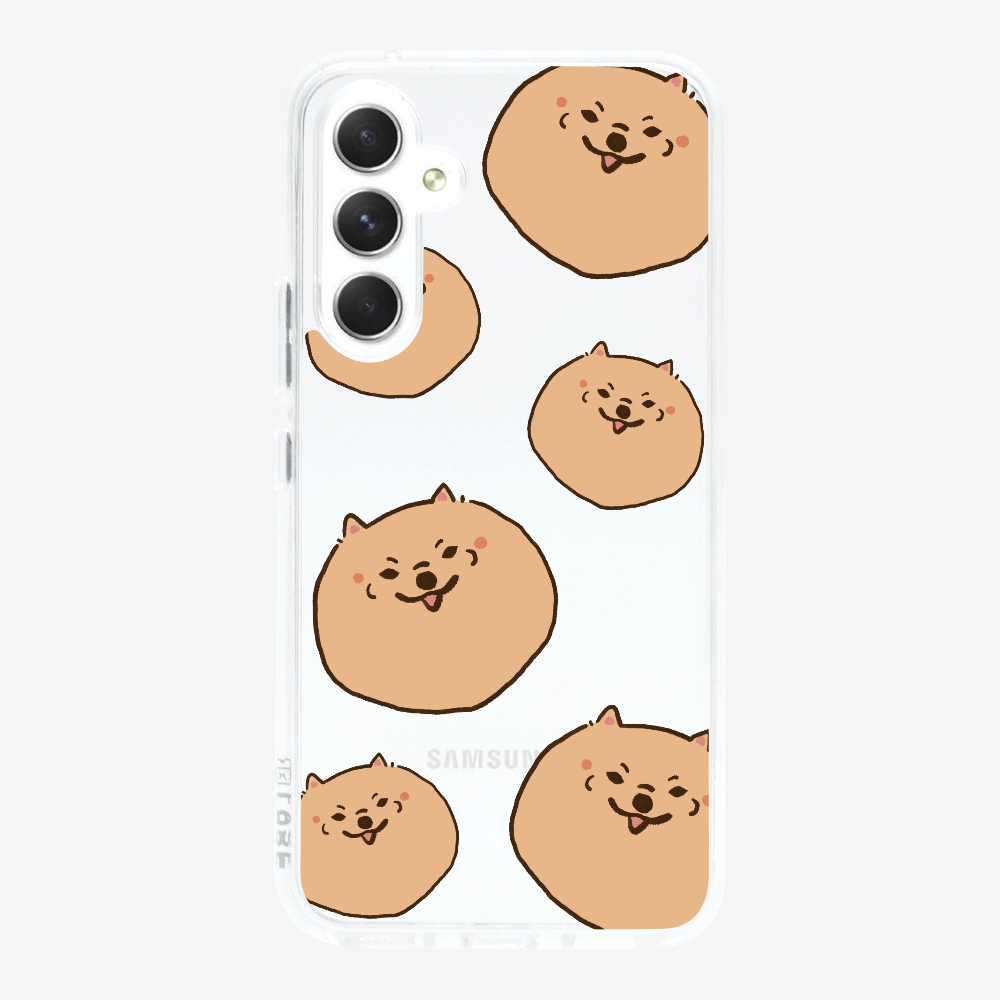 Brown Pomeranian Wonderland Phone Case