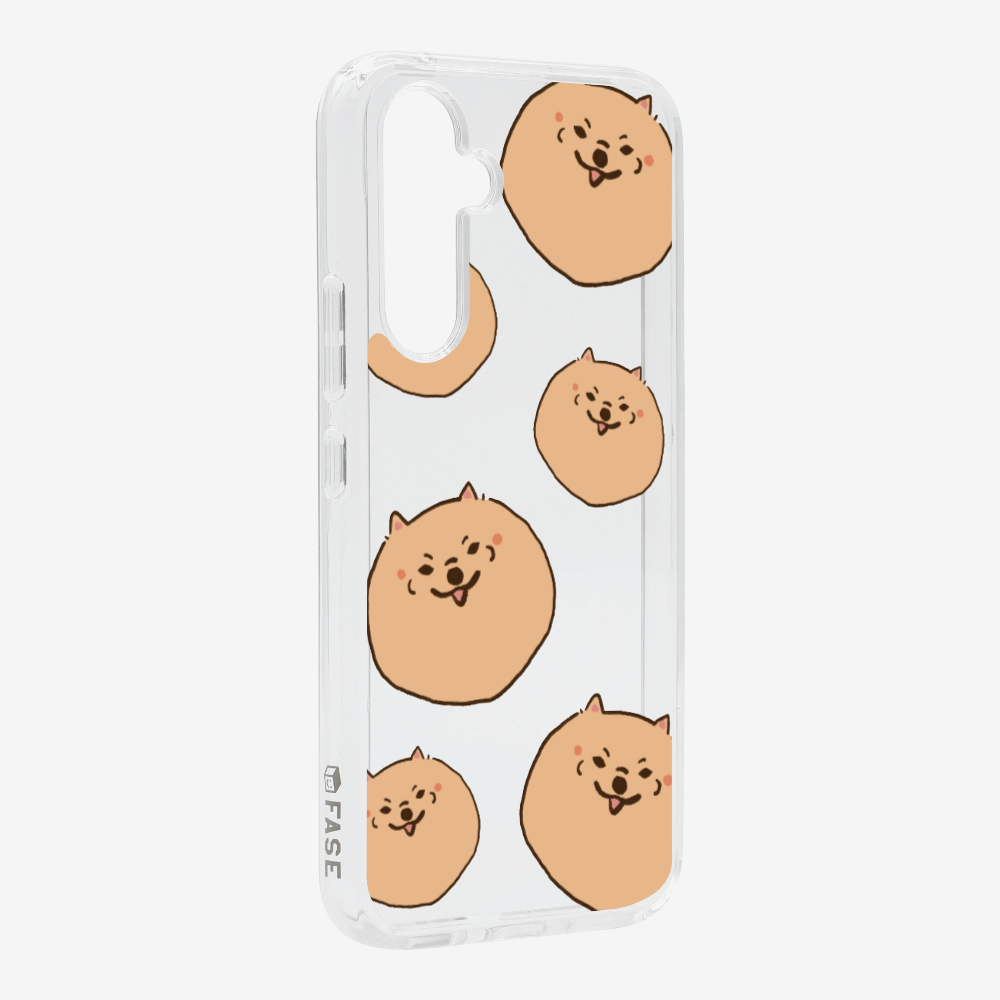 Brown Pomeranian Wonderland Phone Case