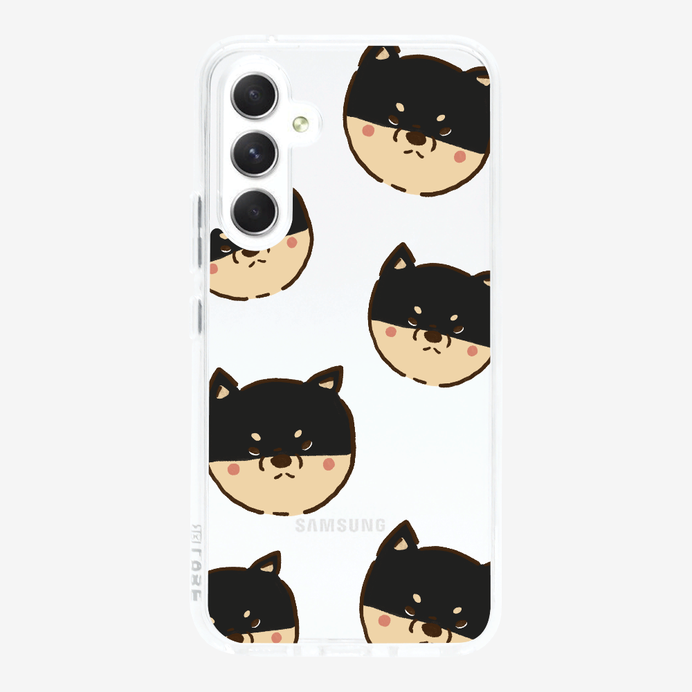 Black Shiba Wonderland Phone Case