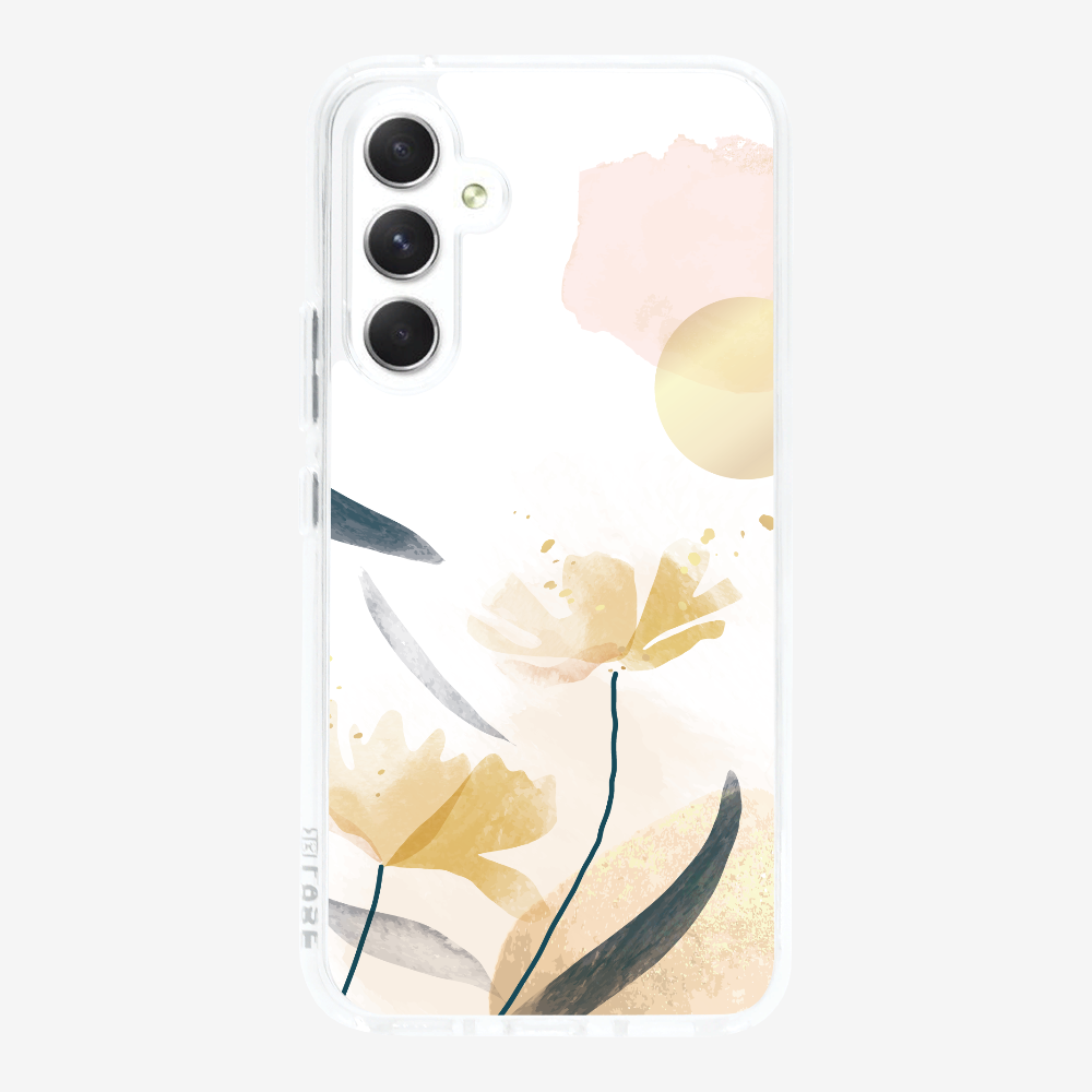 Golden Spring Floral Phone Case