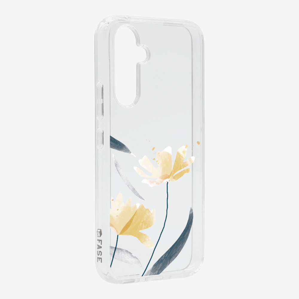 Golden Spring Floral (Transparent) Phone Case