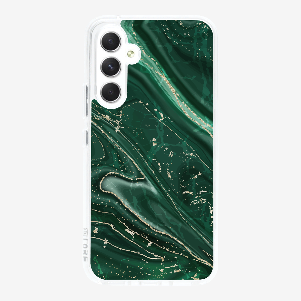 Dark Green Marble Phone Case