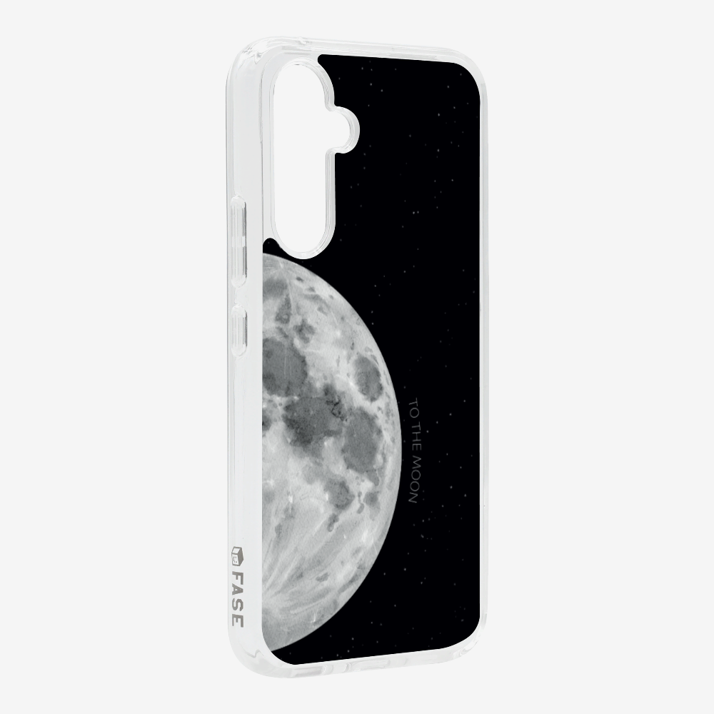 To The Moon (First Quarter) Phone Case