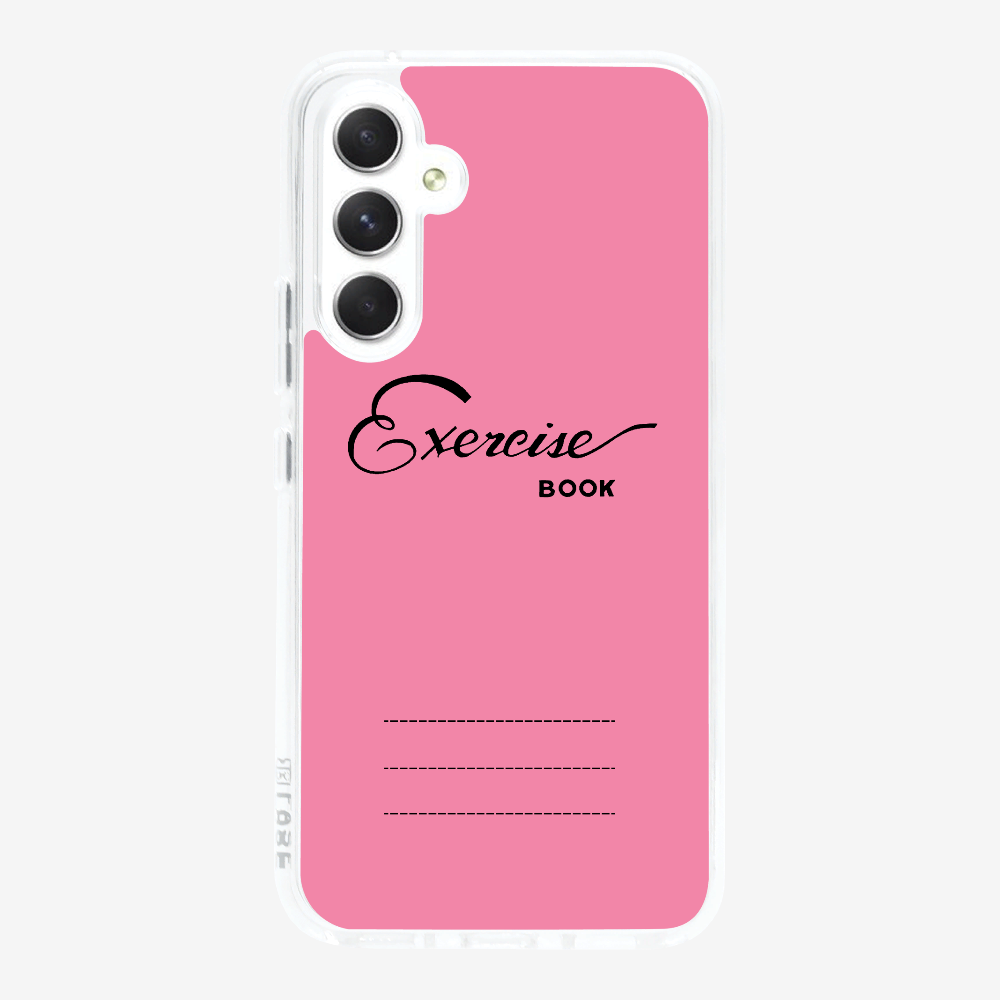 Pink Exercise Book Phone Case