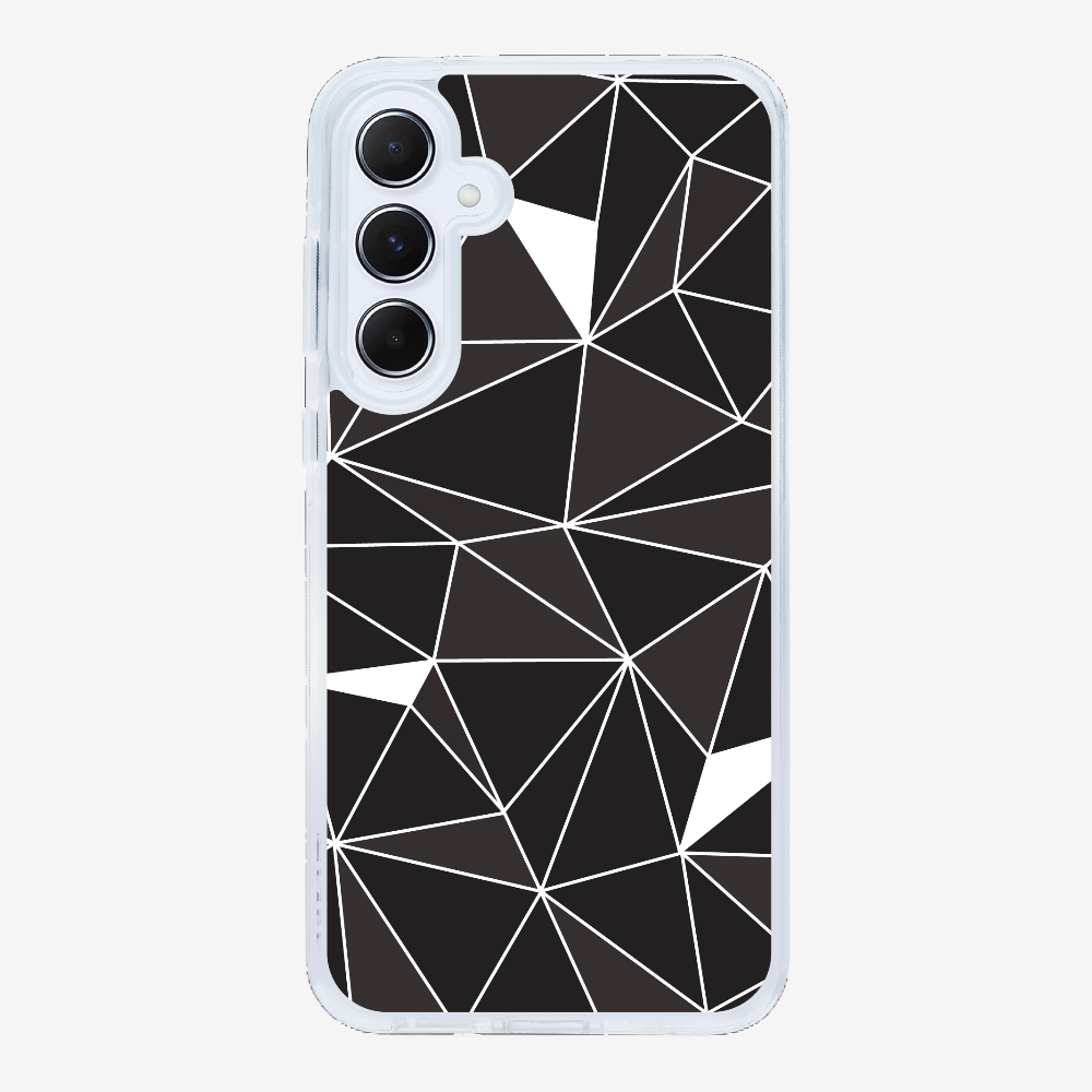 Black & White Polygon Phone Case