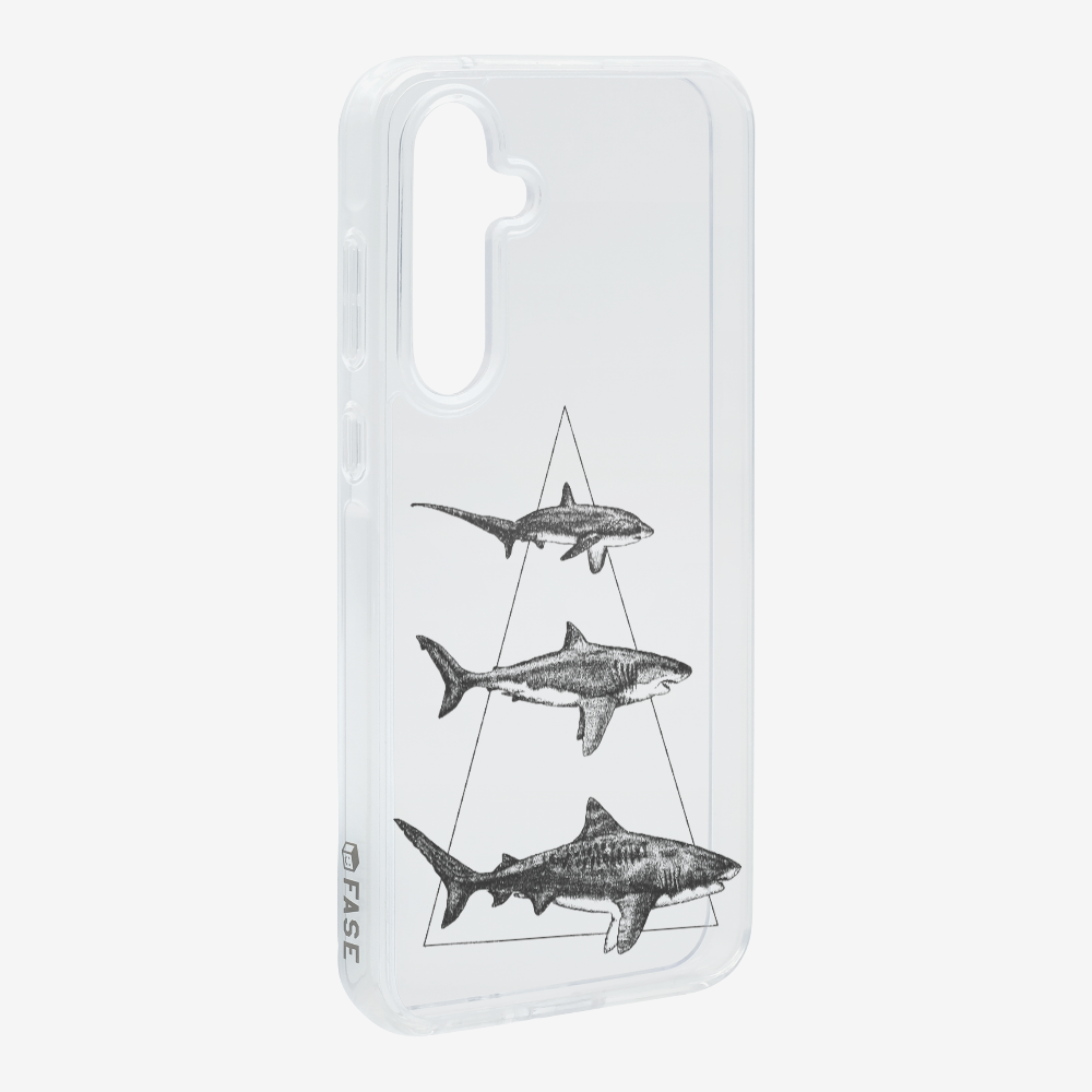 Illustration of Sharks Phone Case