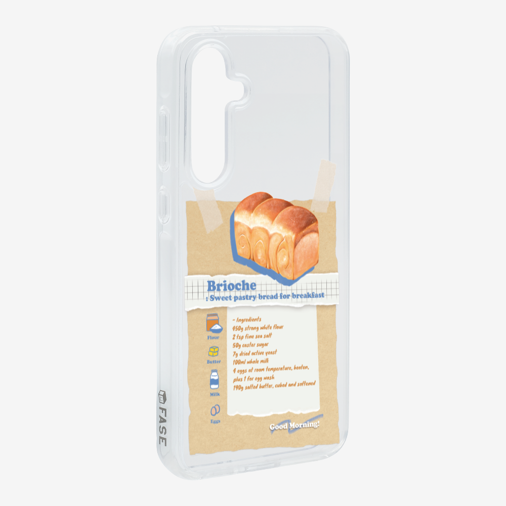 Brioche Bread Recipe Memo Phone Case