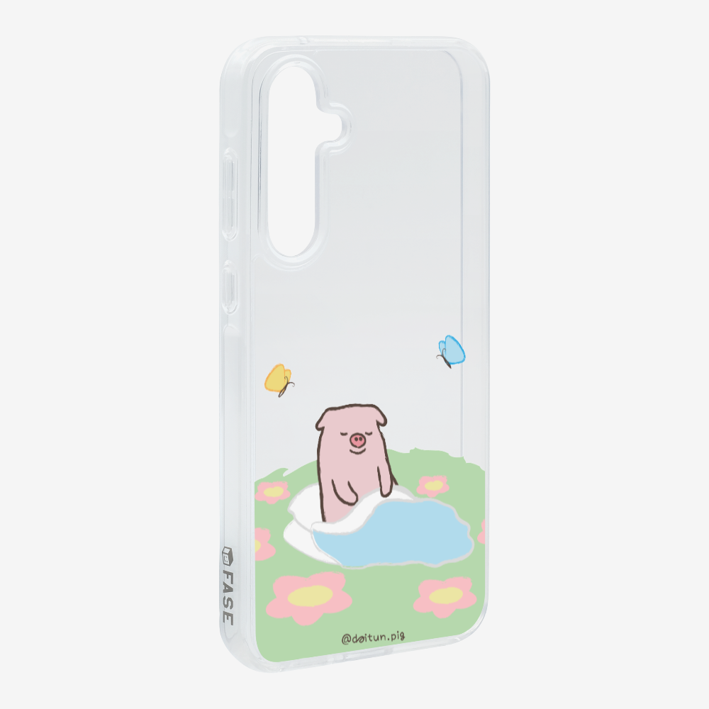 Daitun Pig by the Green Pastures Phone Case