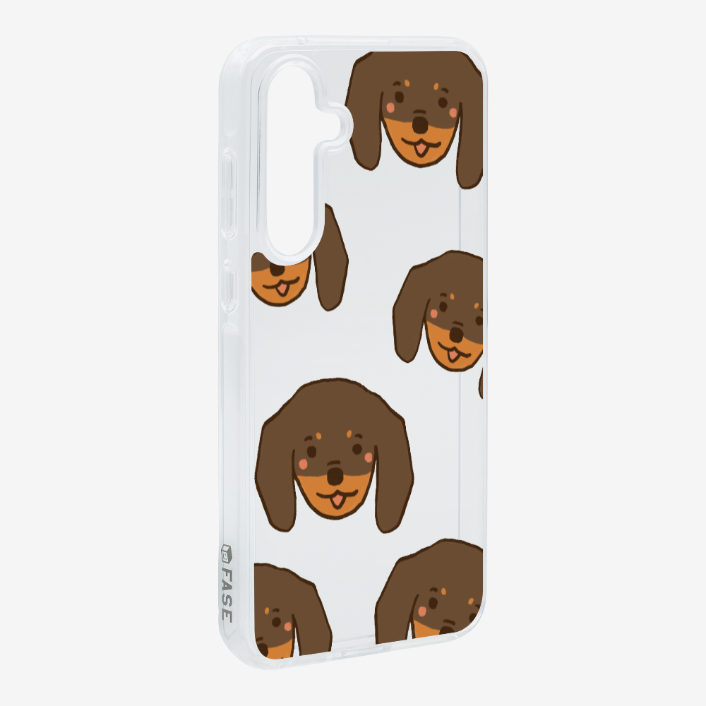 Brown Dachshund Wonderland Phone Case