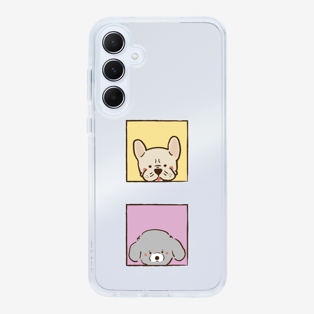 Bulldog and Poodle Phone Case