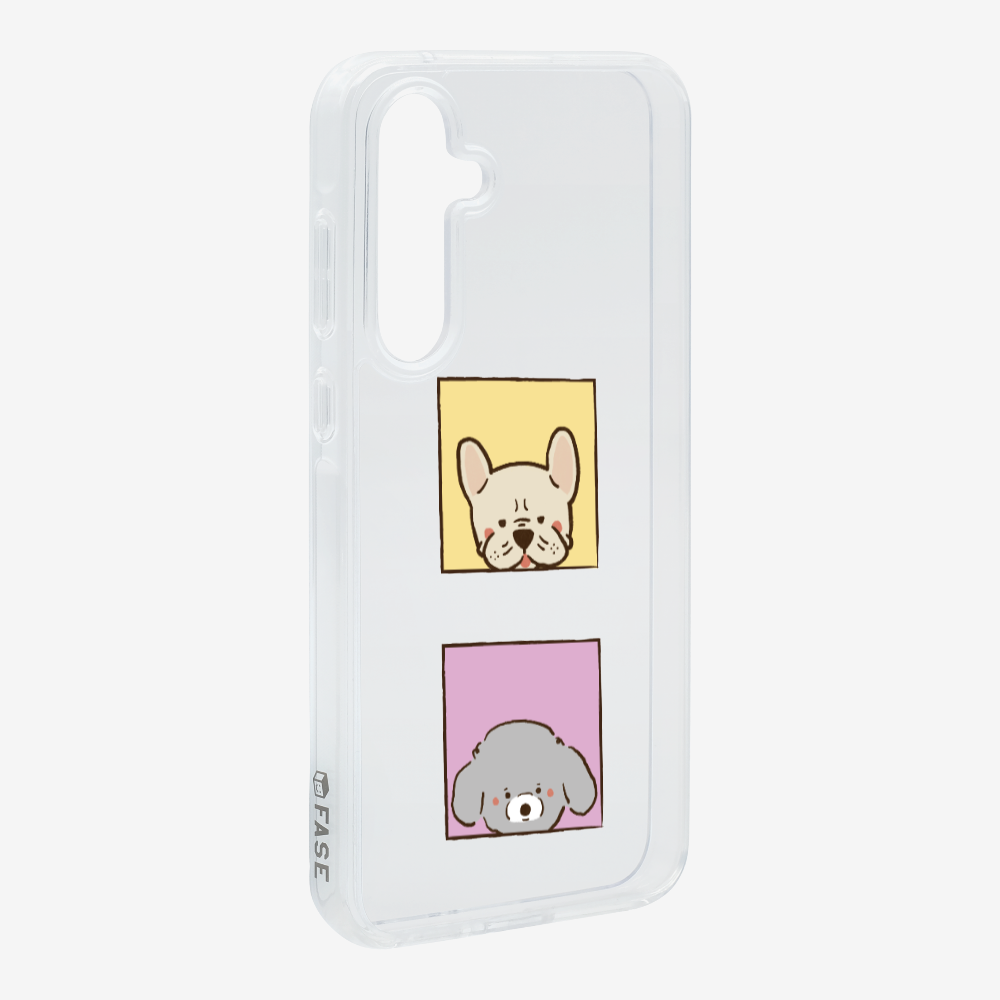 Bulldog and Poodle Phone Case