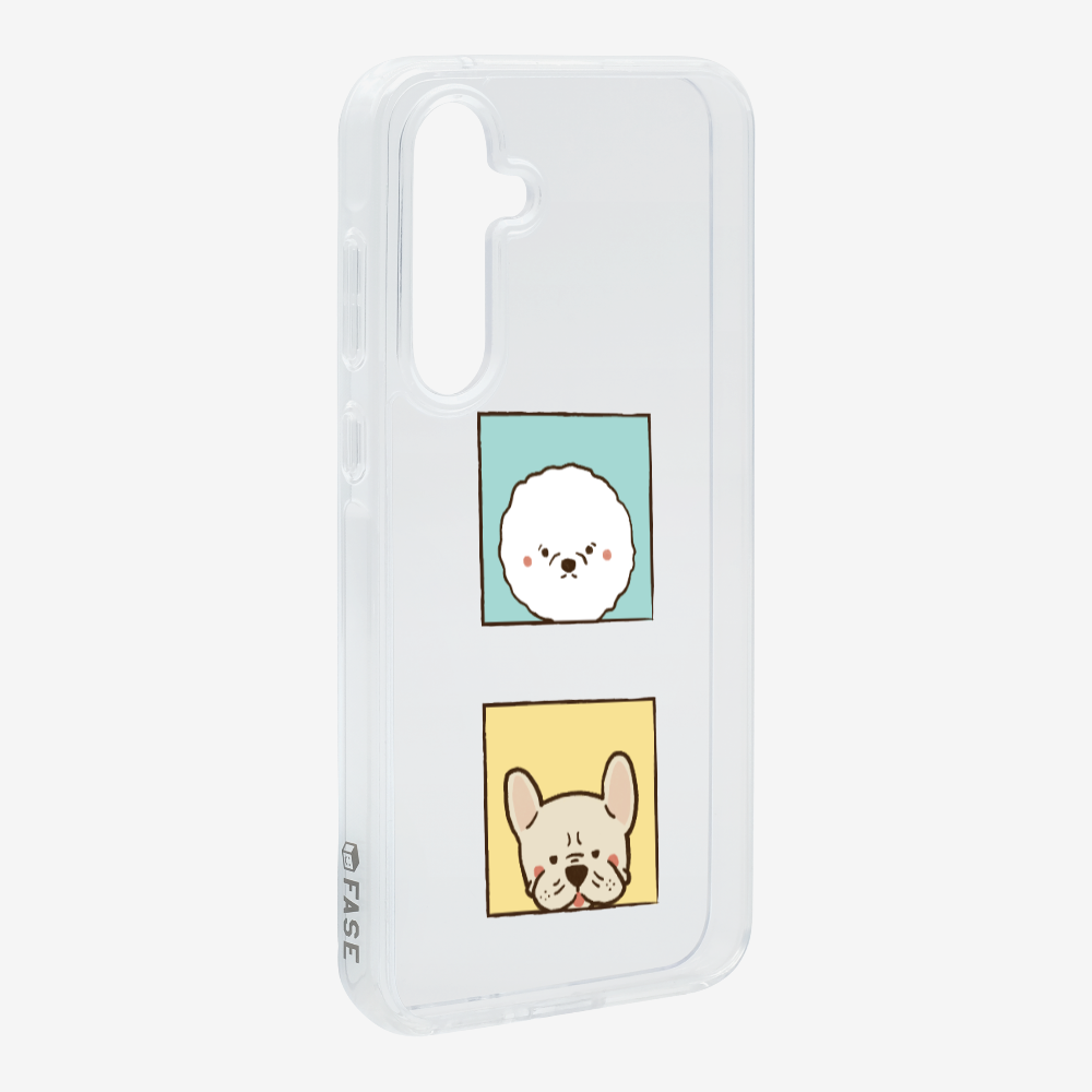 Bichon and Bulldog Phone Case