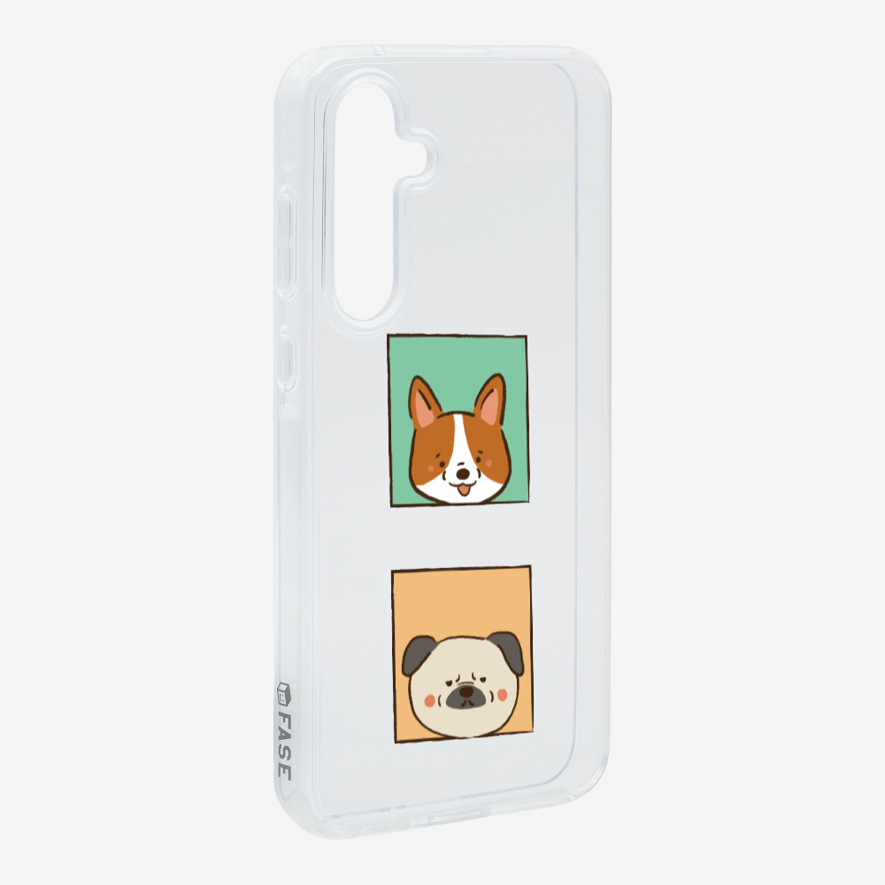 Corgi and Pug Phone Case