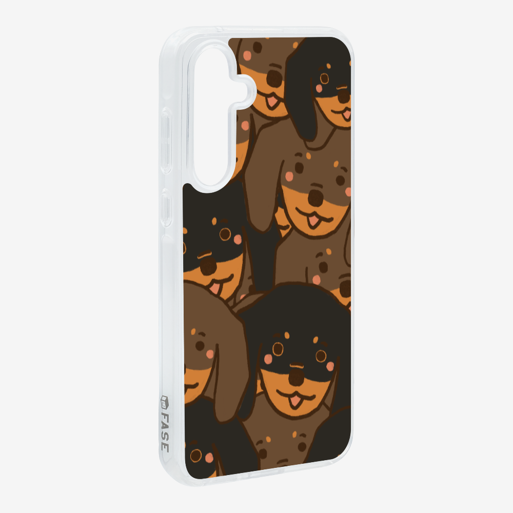 Crowded Dachshund Phone Case