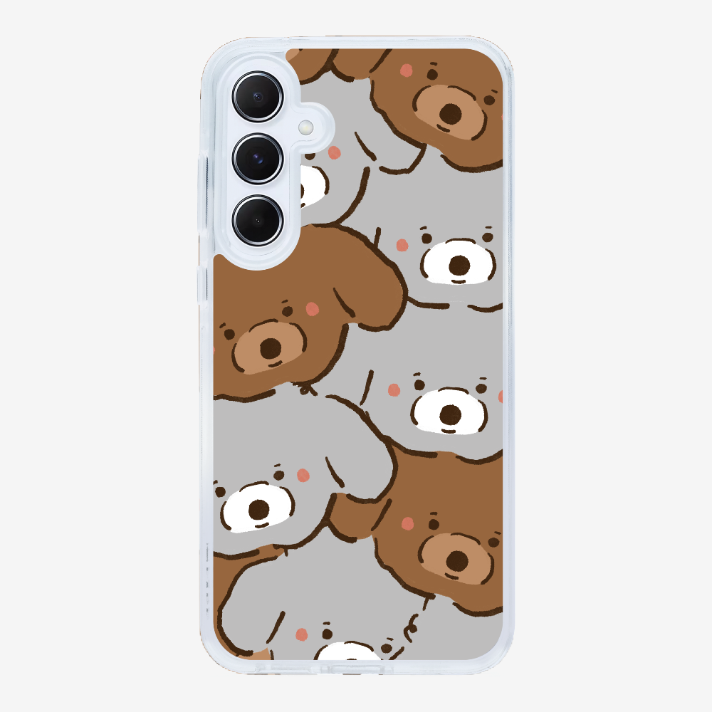 Crowded Poodle Phone Case