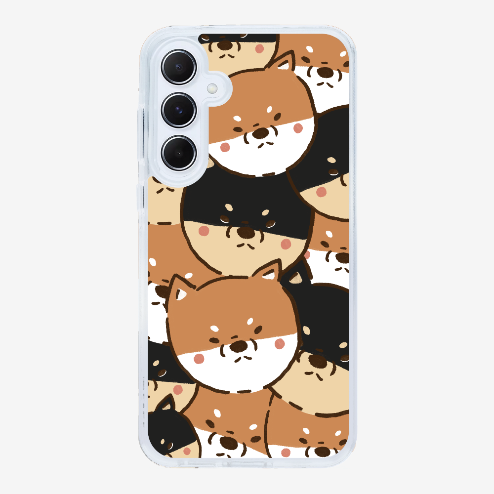 Crowded Shiba Inu Phone Case