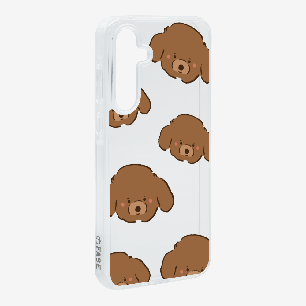 Brown Poodle Wonderland Phone Case