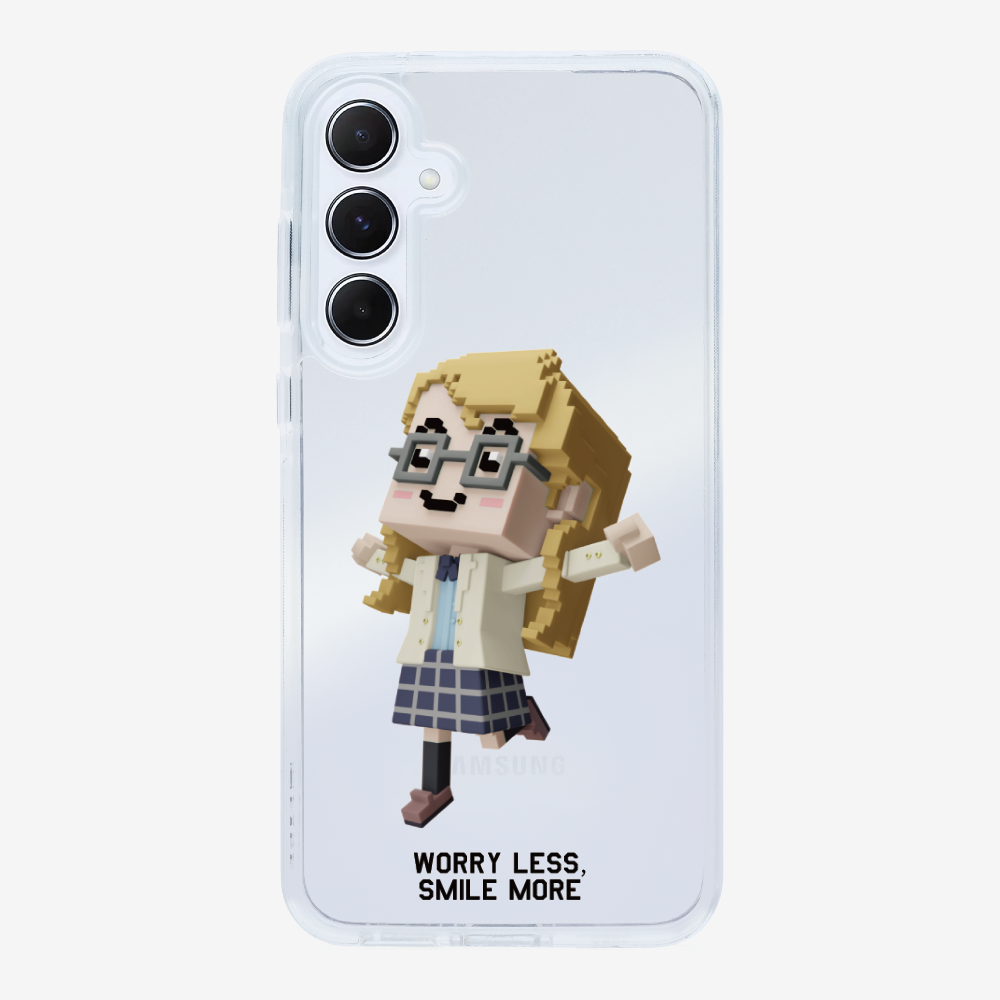 Worry Less, Smile More Phone Case