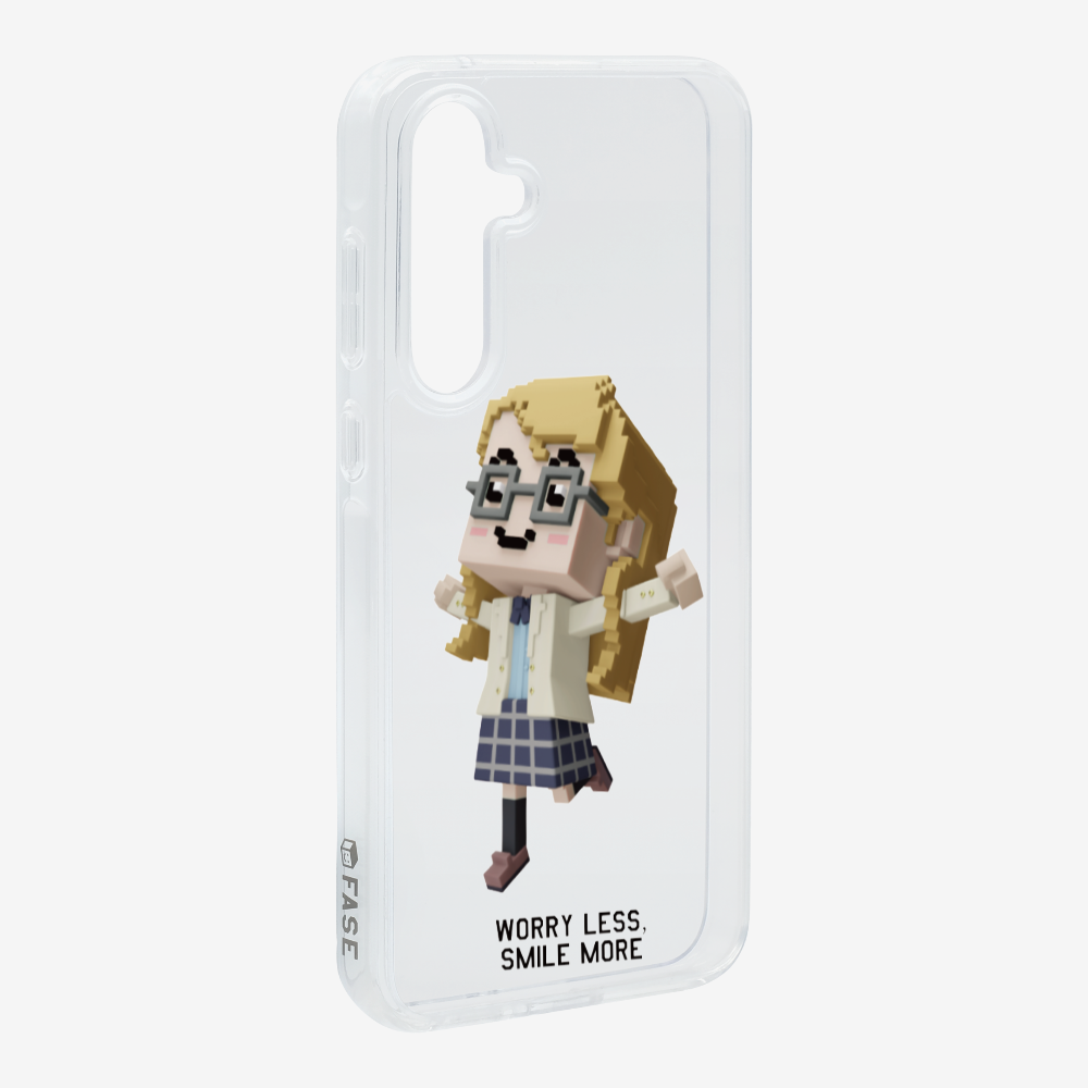 Worry Less, Smile More Phone Case