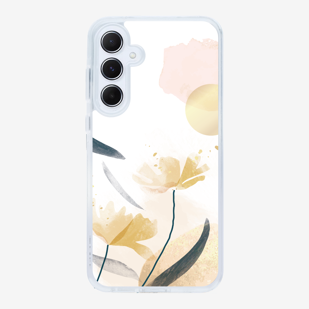 Golden Spring Floral Phone Case