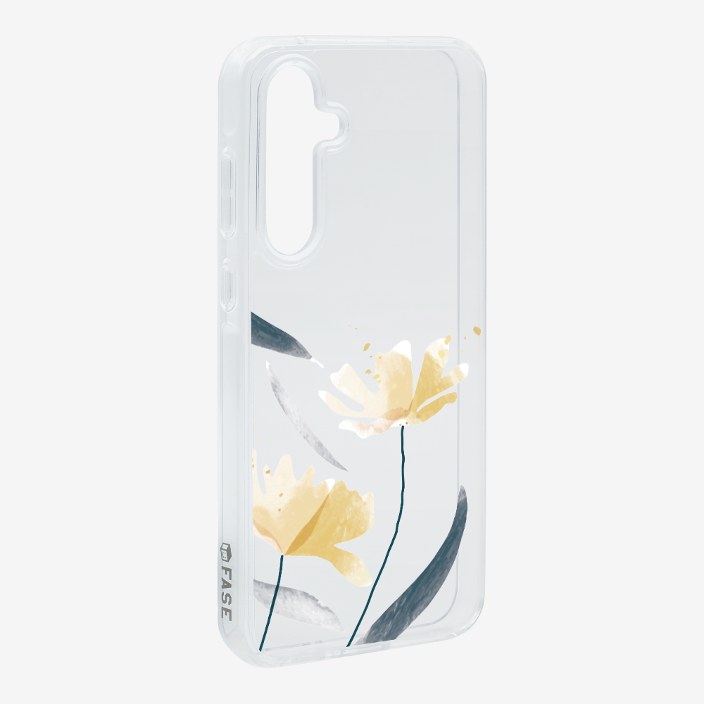 Golden Spring Floral (Transparent) Phone Case