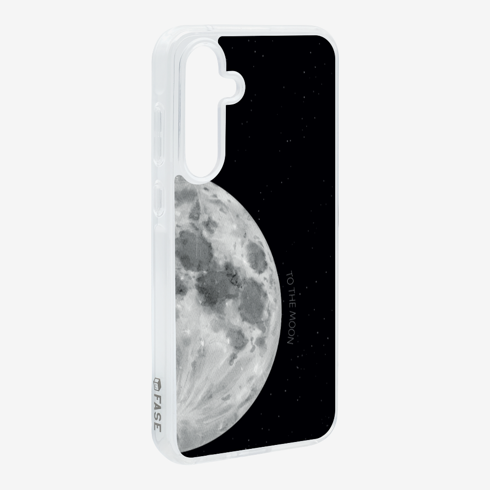 To The Moon (First Quarter) Phone Case