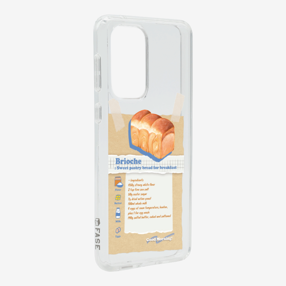 Brioche Bread Recipe Memo Phone Case