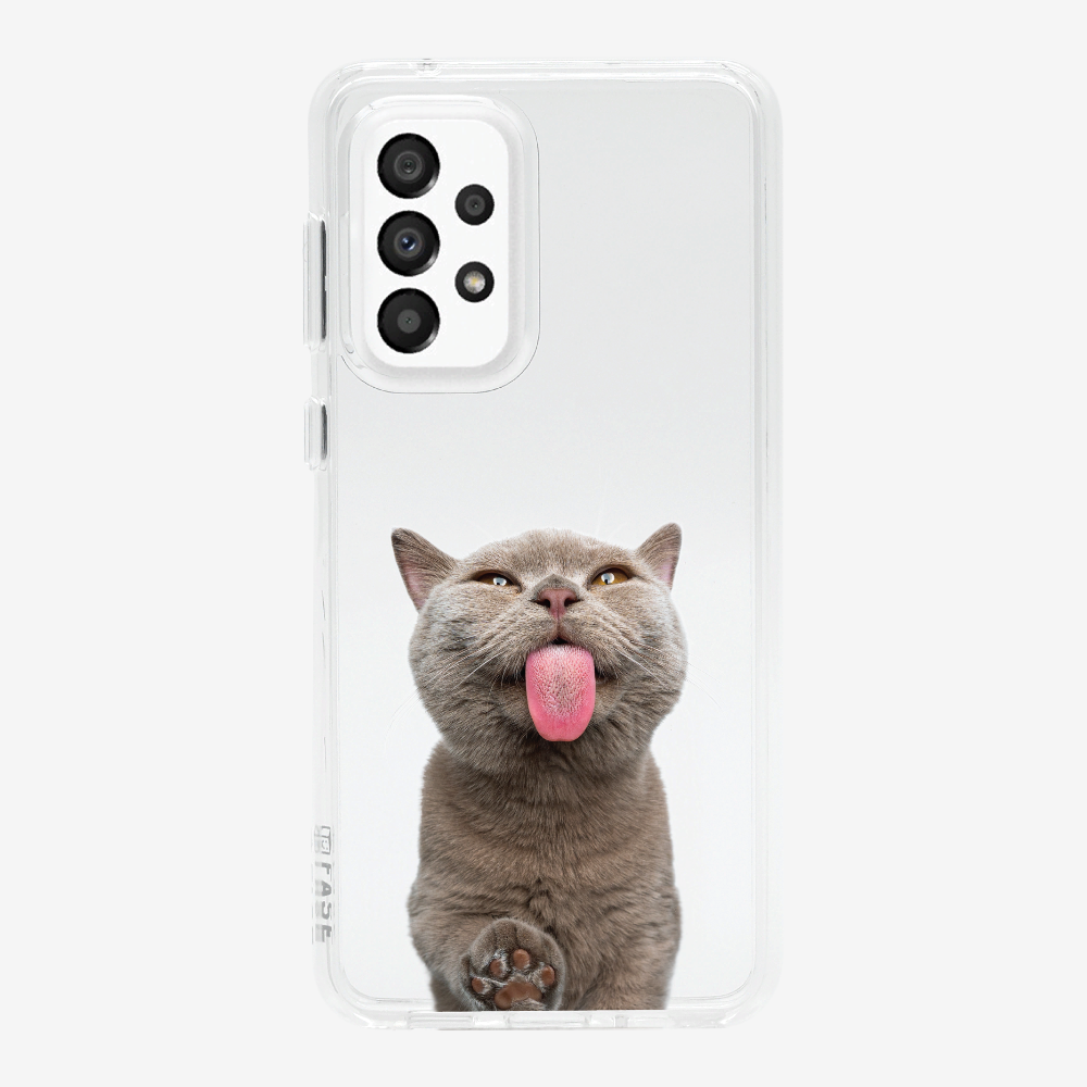 British Shorthair Kitten (Transparent) Phone Case