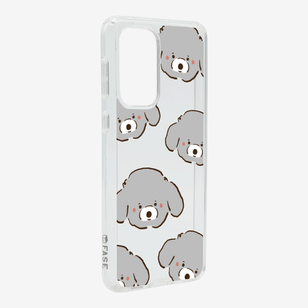 Grey Poodle Wonderland Phone Case