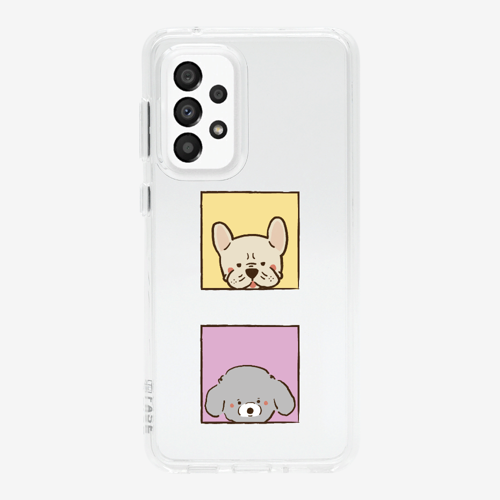 Bulldog and Poodle Phone Case