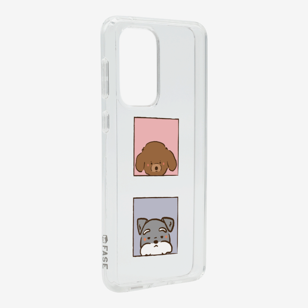 Poodle and Schnauzer Phone Case