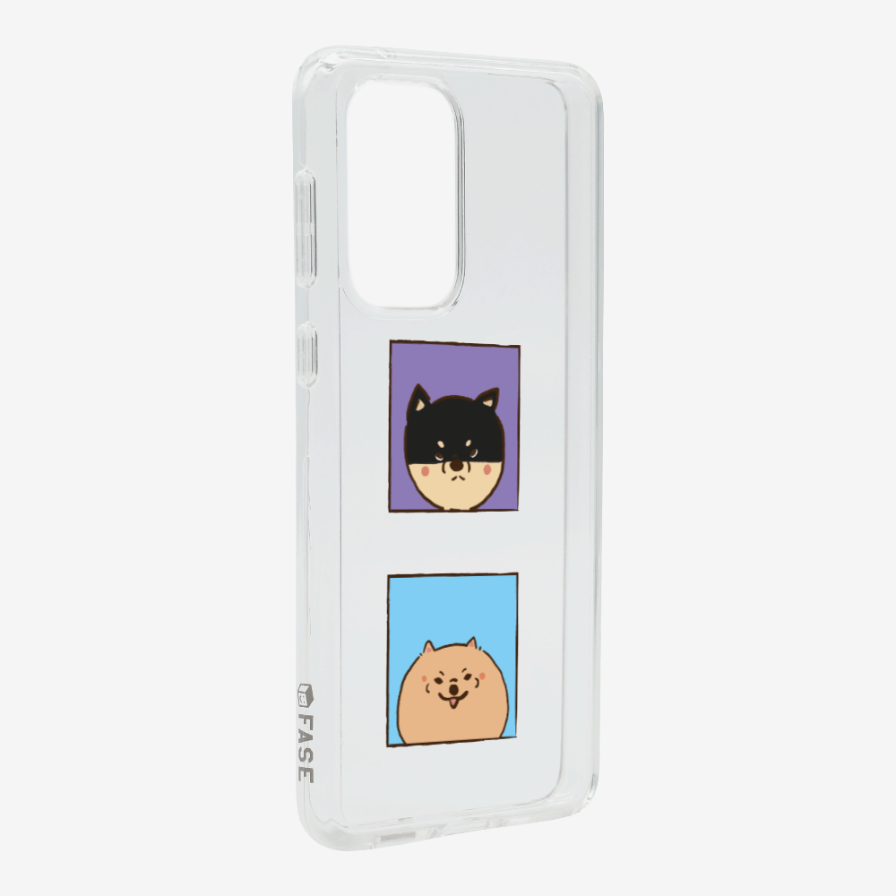 Shiba Inu and Pomeranian Phone Case