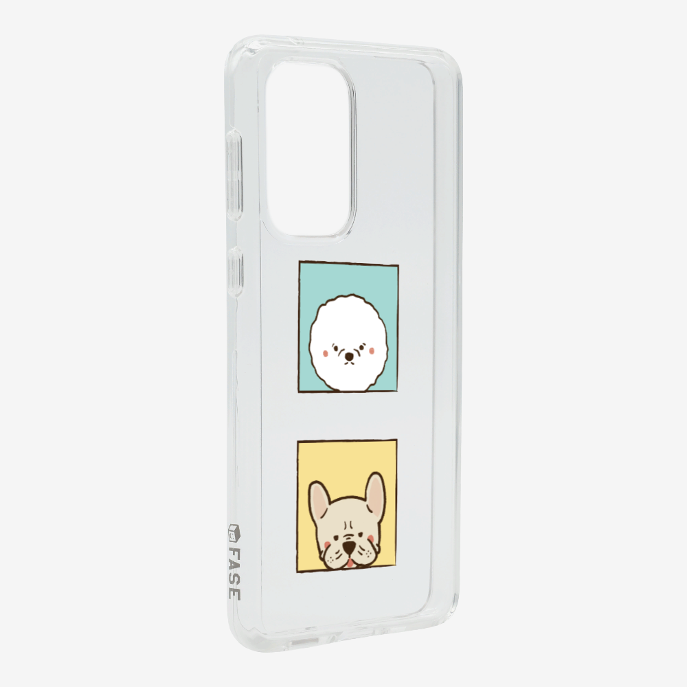 Bichon and Bulldog Phone Case