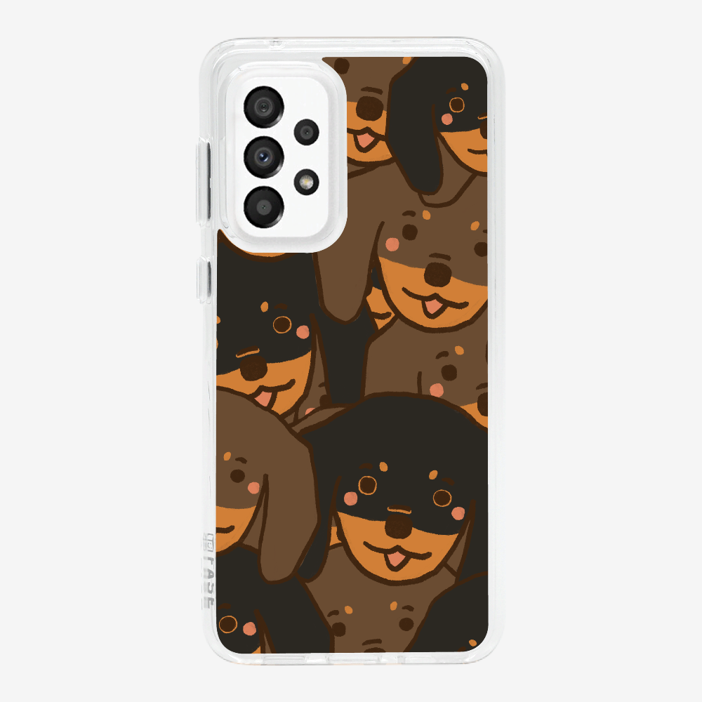 Crowded Dachshund Phone Case