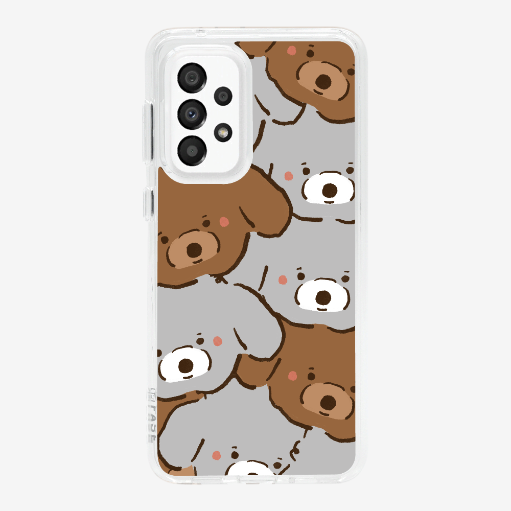 Crowded Poodle Phone Case