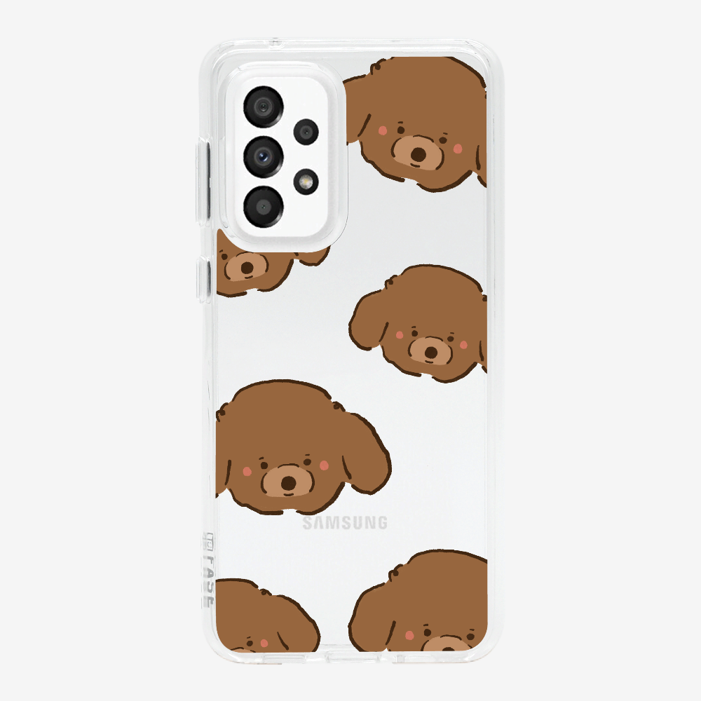 Brown Poodle Wonderland Phone Case