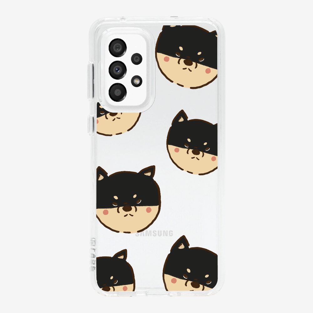 Black Shiba Wonderland Phone Case