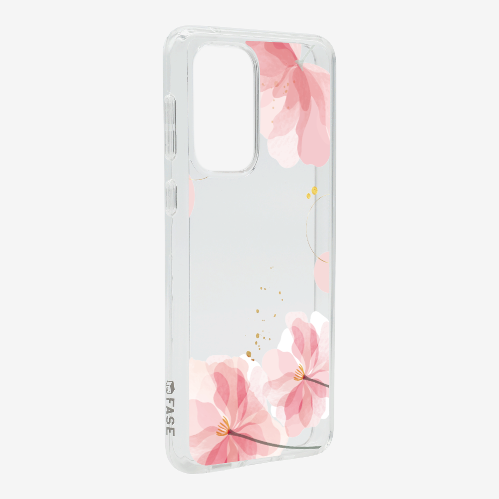 Pink Spring Floral (Transparent) Phone Case