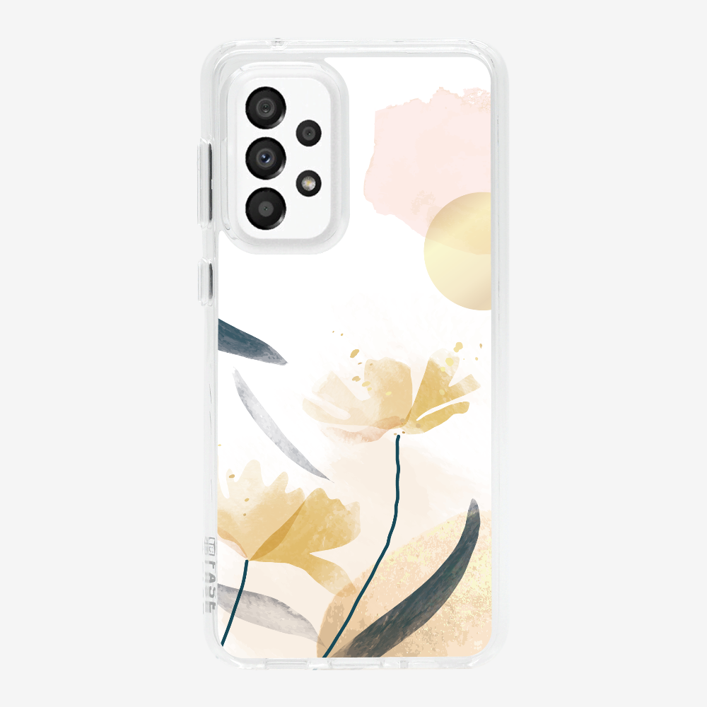 Golden Spring Floral Phone Case