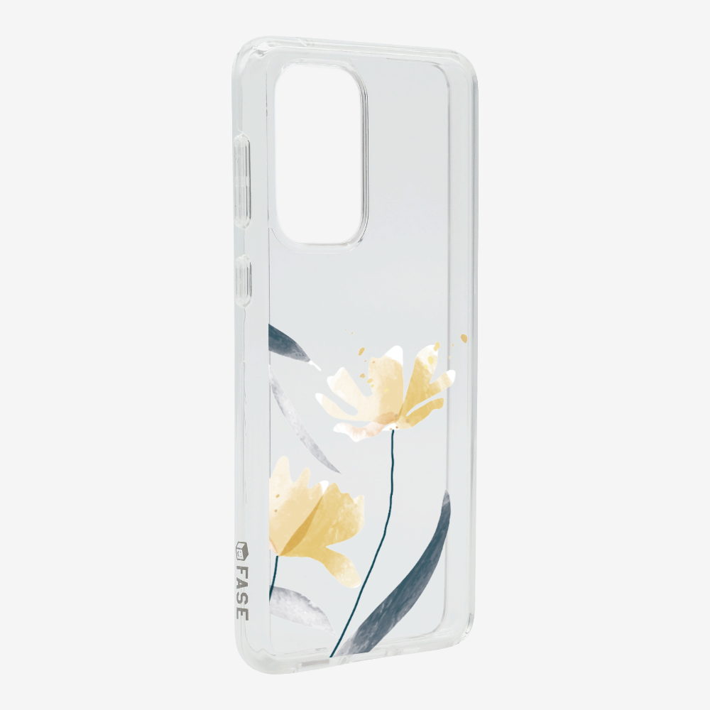 Golden Spring Floral (Transparent) Phone Case