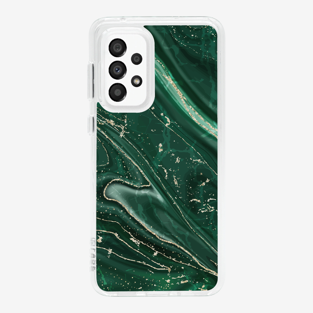 Dark Green Marble Phone Case