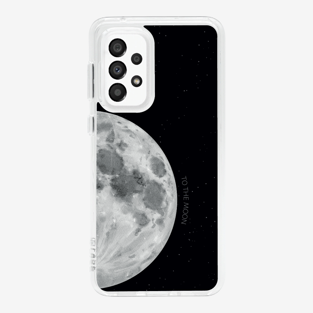 To The Moon (First Quarter) Phone Case