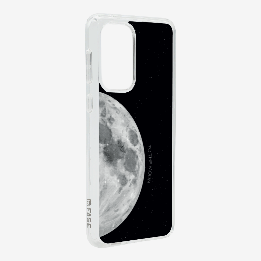 To The Moon (First Quarter) Phone Case