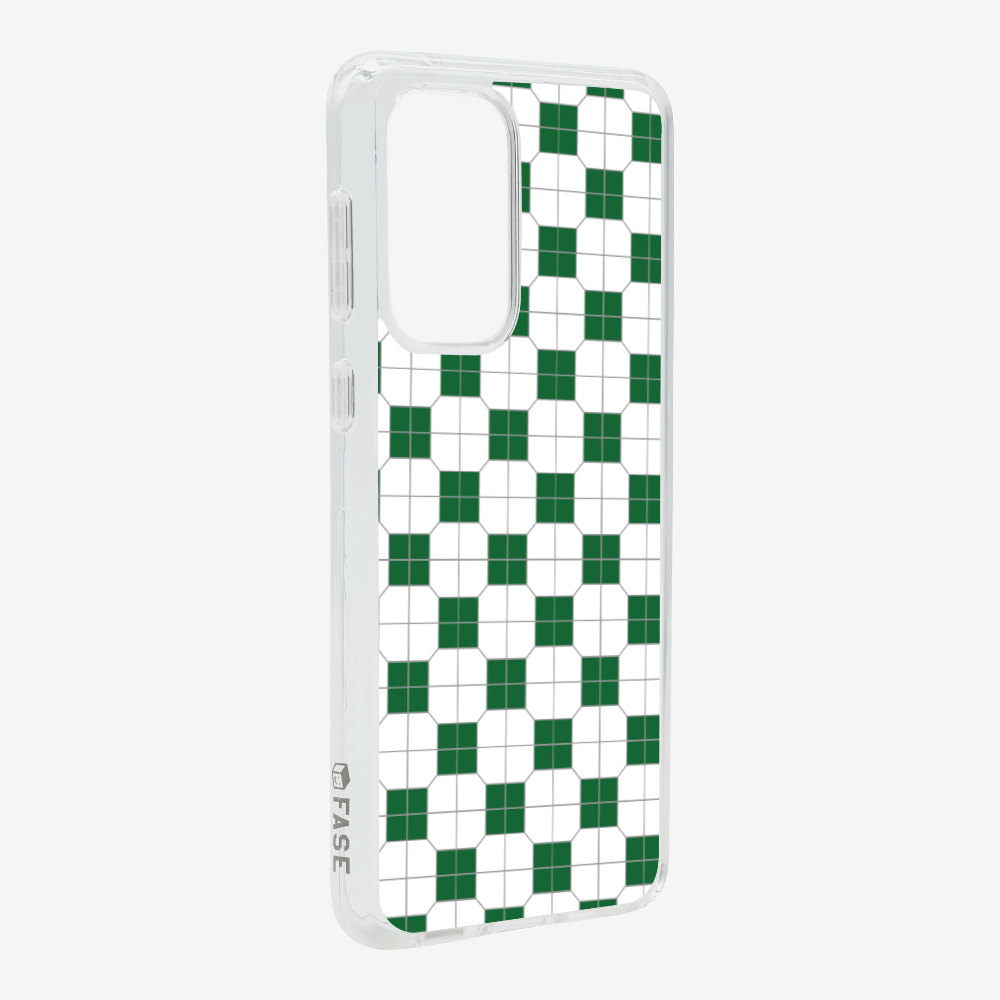 White-green Mosaic Tile Phone Case