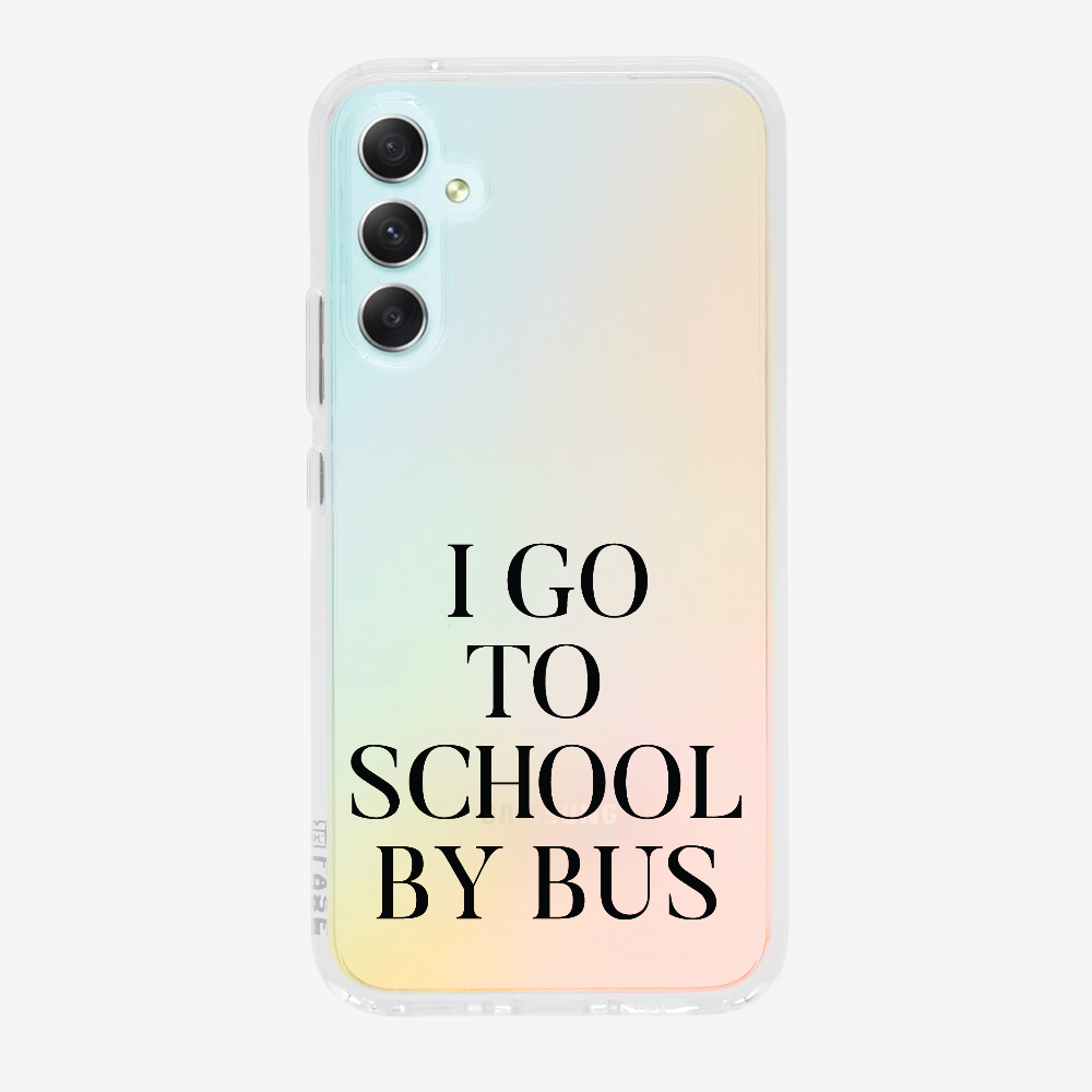 I Go to School by Bus Phone Case